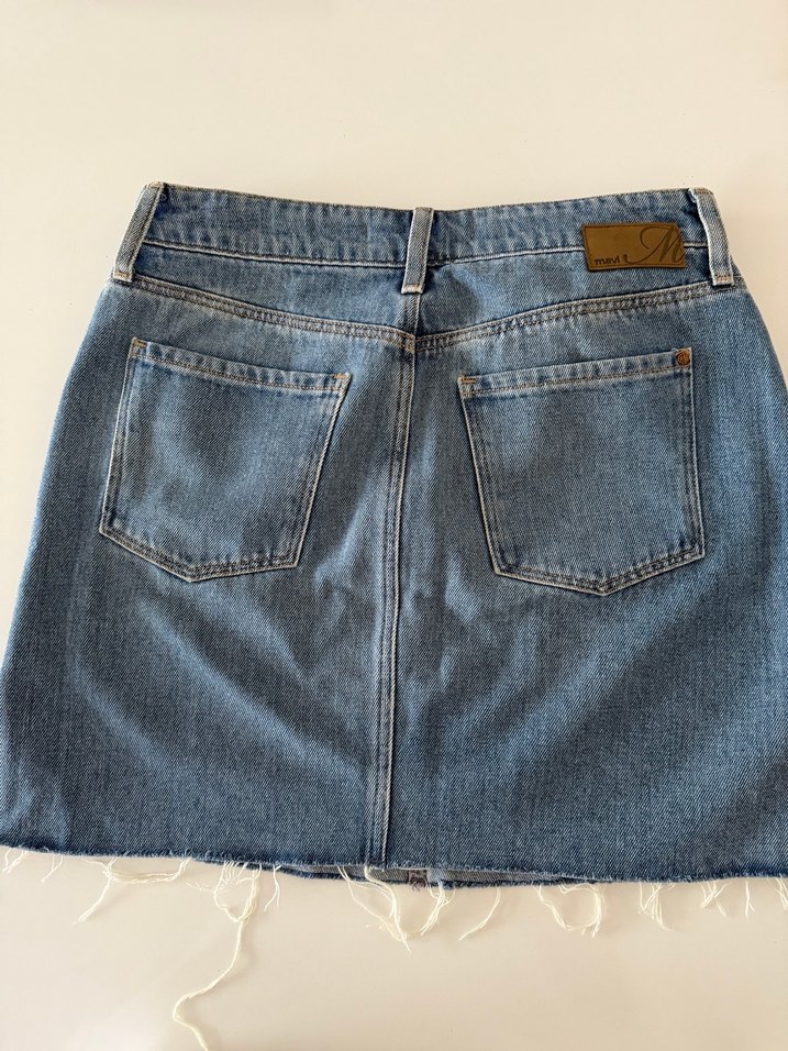 Mavi Denim mini  Etek - Görsel 4