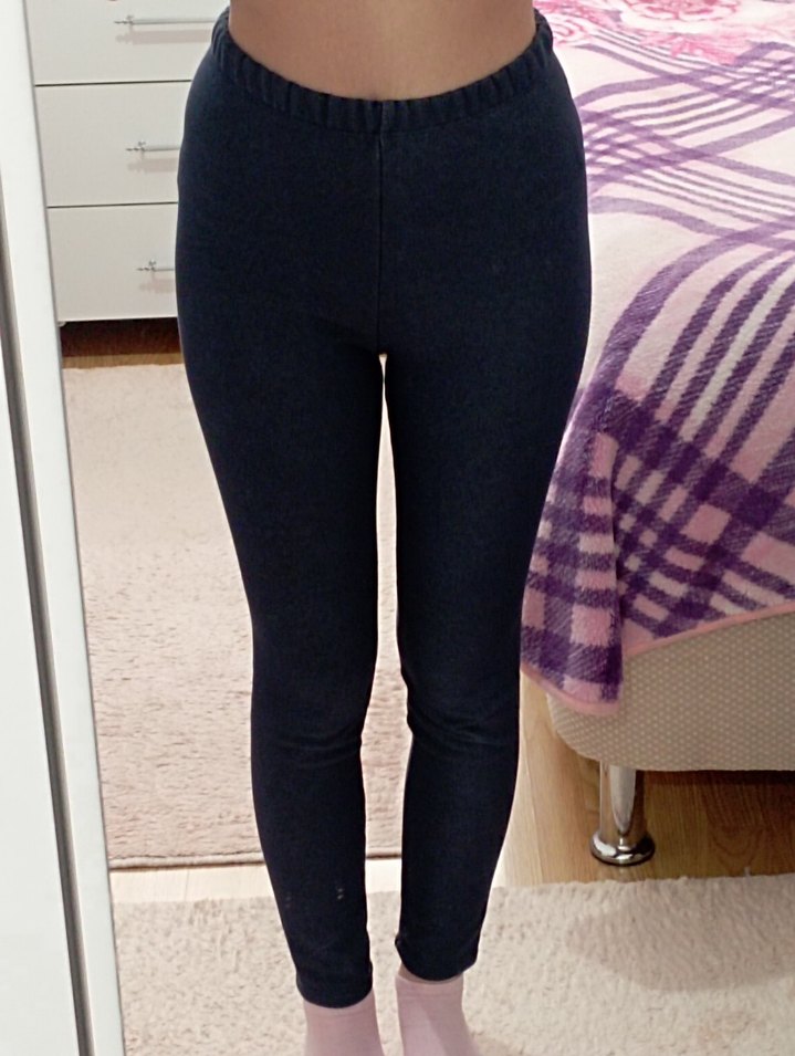 içi yünlü çocuk taytı - Görsel 2