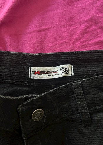 Siyah Balon Fit Kot Pantolon - Görsel 2