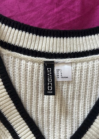 V Yaka Süveter - Görsel 3