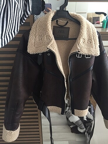 Zara biker ceket mont