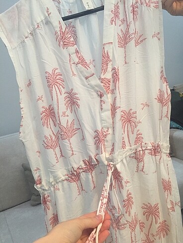 l Beden H&m elbise beli lastikli
