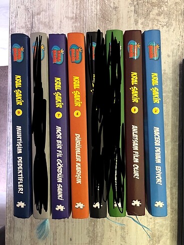 Kral şakir kitap serisi 2-3-6-7-9