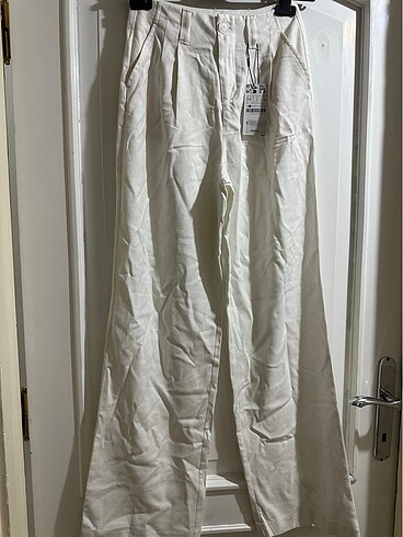 Stradivarius STRADIVARIUS KETEN SMART PANTOLON