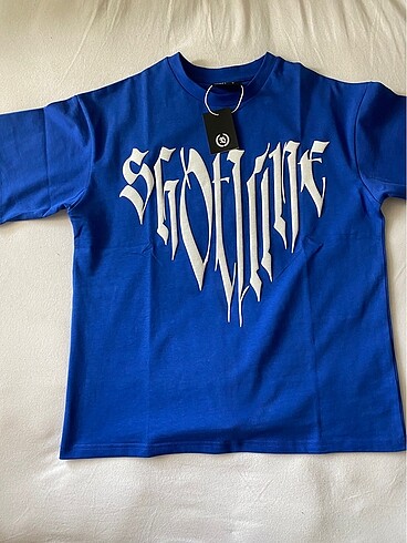 SUICIDE HOTLINE SHOTLINE REVERSE SHARP BLUE WHITE TEE