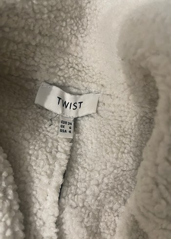 Twist Kahverengi Deri Kemerli Uzun Kadın Ceket