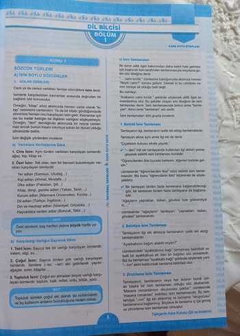  Beden Renk KPSS Türkçenin Dil ve Anlatım Kara Kutusu