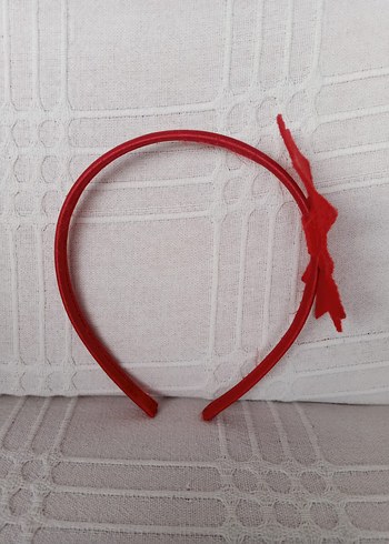 Kırmızı cicekli Çocuk Saç taci - Görsel 4