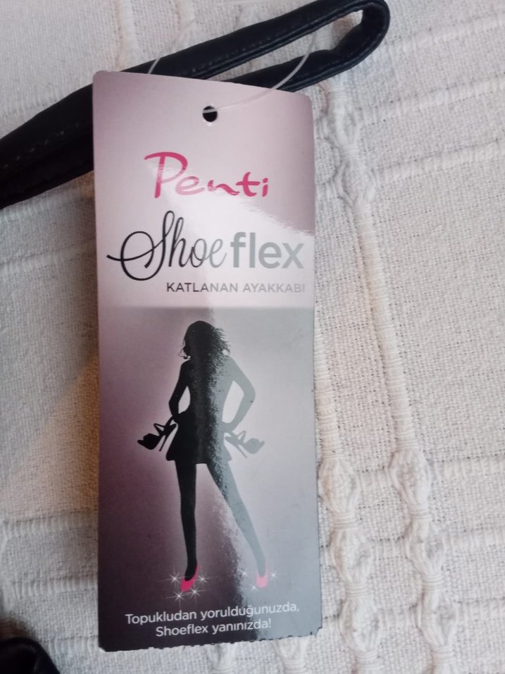 Kız Çocuk Siyah Babet Fiyonk Detaylı 35-36 numara - Görsel 5