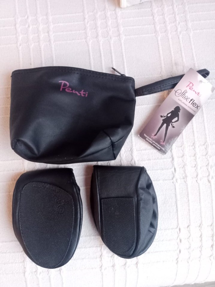 Kız Çocuk Siyah Babet Fiyonk Detaylı 35-36 numara - Görsel 3