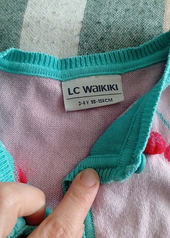 LC Waikiki Nakışlı Düğmeli Kız Hırkası