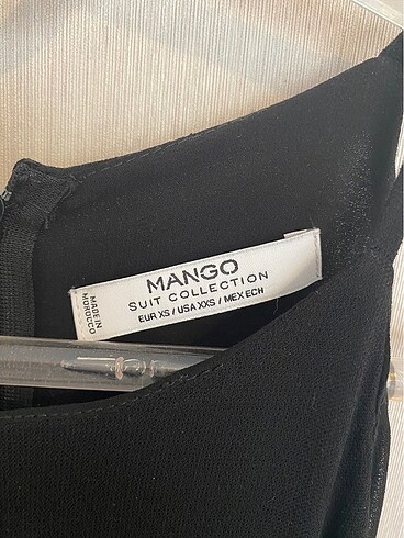 Mango Mango siyah tulum