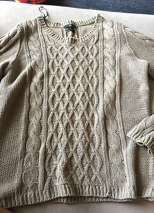H&M Kazak sütlü kahverengi