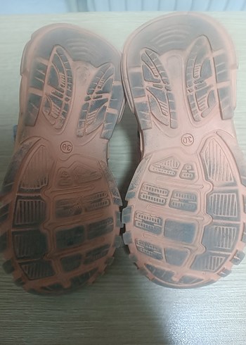 Kız Çocuk Pembe Cırt Cırtlı Spor Ayakkabı - Görsel 4