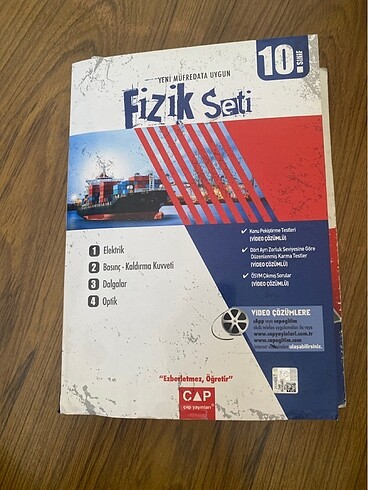 10 sınıf çap fizik seti