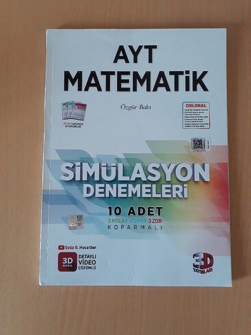 Ayt mat branş deneme yks24 basim 3d 