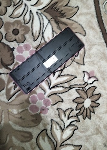 Pembe Pastel Kablolu Klavye - Görsel 2