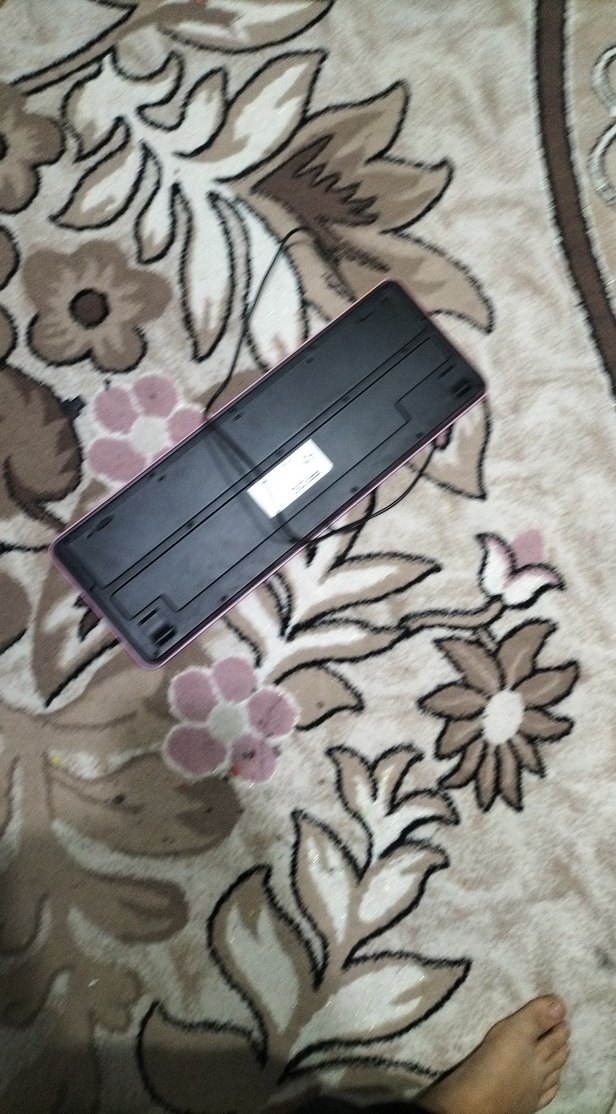 Pembe Pastel Kablolu Klavye - Görsel 2