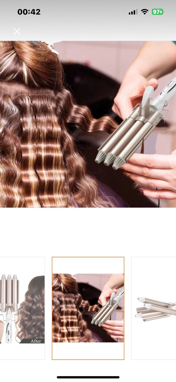 CVS profesyonel seramik wag su dalgası Maşası - Görsel 2