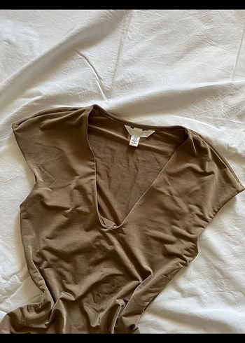 V Yaka H&M Bodysuit - Görsel 2