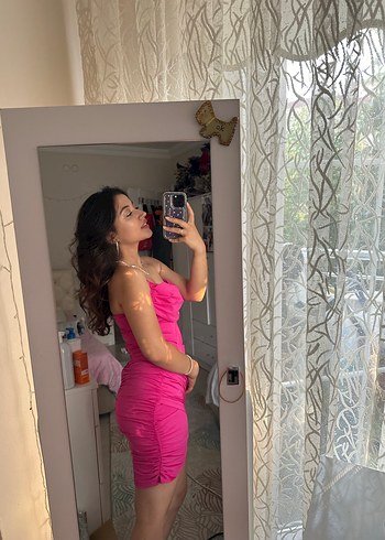 Pembe bride to be elbisesi - Görsel 2