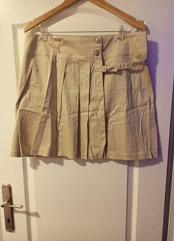 Mini etek keten