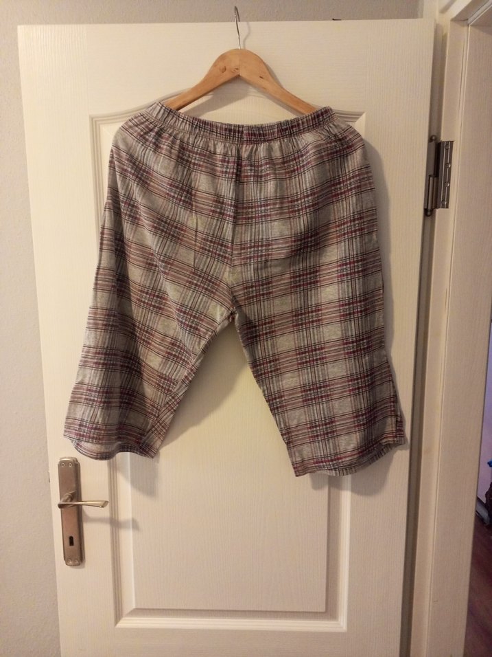 Kadın Gri Kemerli Bermuda Şort - Görsel 2