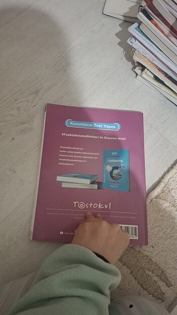 Beden Testokul yayınları tyt coğrafya soru bankası. Her fasikülün başı