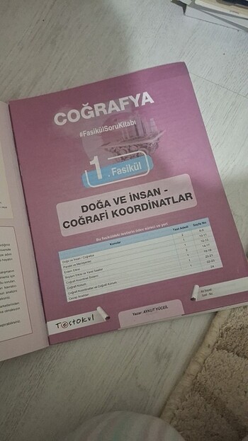 Beden Renk Testokul yayınları tyt coğrafya soru bankası. Her fasikülün başı