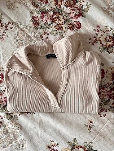 Polo yaka crop