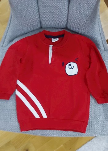Civil Kırmızı Baskılı Erkek Bebek Takımı