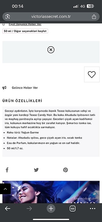Beden Victoria secret parfüm orijinal