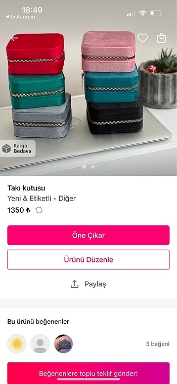 Takı kutusu