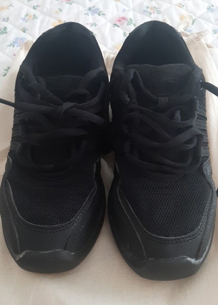 Siyah Tan Sağturk çocuk dans ayakkabisi - Görsel 2