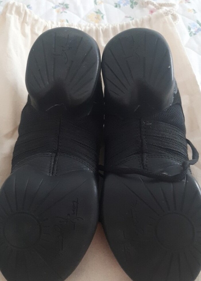 Siyah Tan Sağturk çocuk dans ayakkabisi - Görsel 5