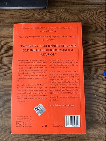  bir mars destanı kitap