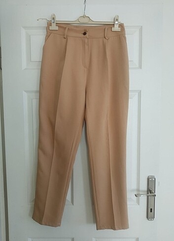Kemerli kumaş pantolon