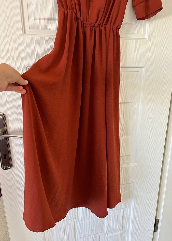 Happiness Marka kiremit rengi elbise ???? - Görsel 3