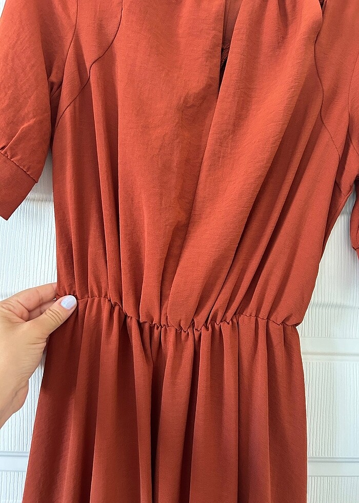 Happiness Marka kiremit rengi elbise ???? - Görsel 5