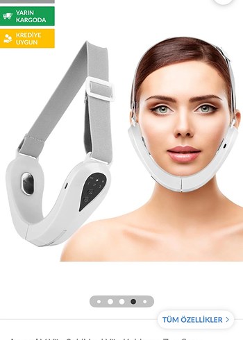 V-Line Çene Şekillendirici Cihaz Beyaz-Gri - Görsel 2