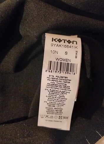 s Beden Koton çizgili bluz 