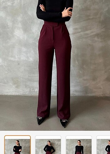 bordo kumaş pantolon