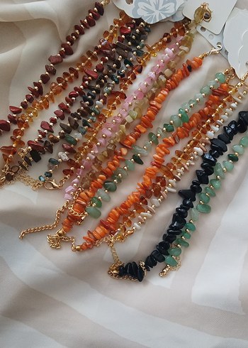 Accessorize Renkli Boncuklu Bohem Mini Kolye