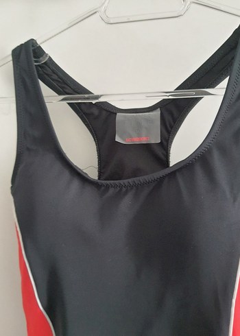 LC Waikiki Kırmızı Siyah Kadın Spor Mayo