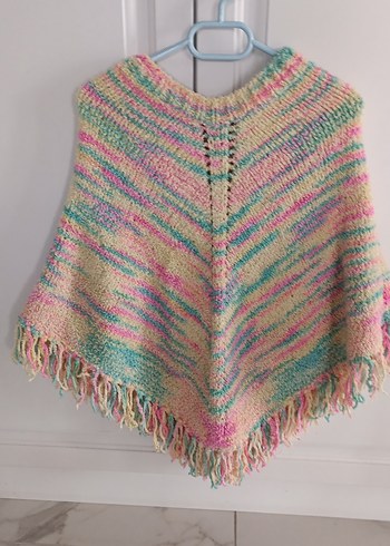 kız çocuk panço - Görsel 2