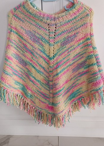 kız çocuk panço - Görsel 3