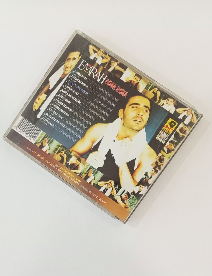 Emrah - Dura Dura CD Albümü - Görsel 3