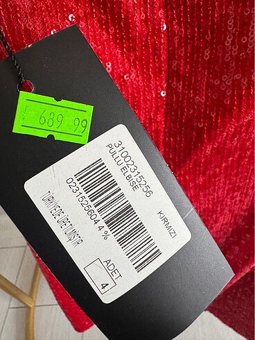 s Beden bordo Renk KIRMIZI PAYETLİ ELBİSE