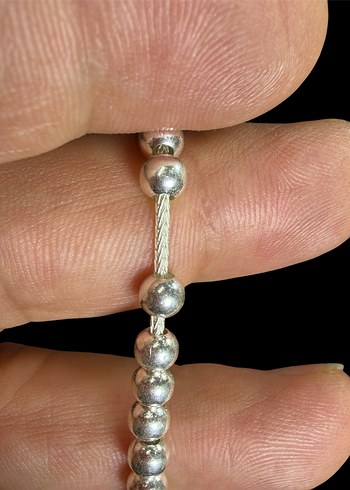 KOMPLE 925 AYAR GÜMÜŞ TESPİH - Görsel 5