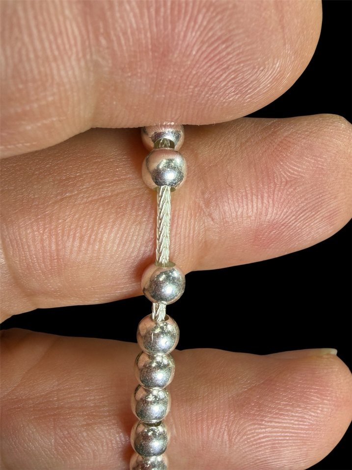 KOMPLE 925 AYAR GÜMÜŞ TESPİH - Görsel 5